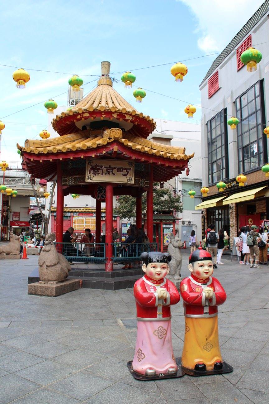 Colourful China town in Kobe