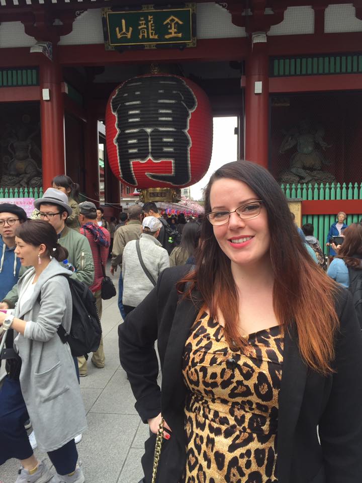 At Sensoji temple in Asakusa